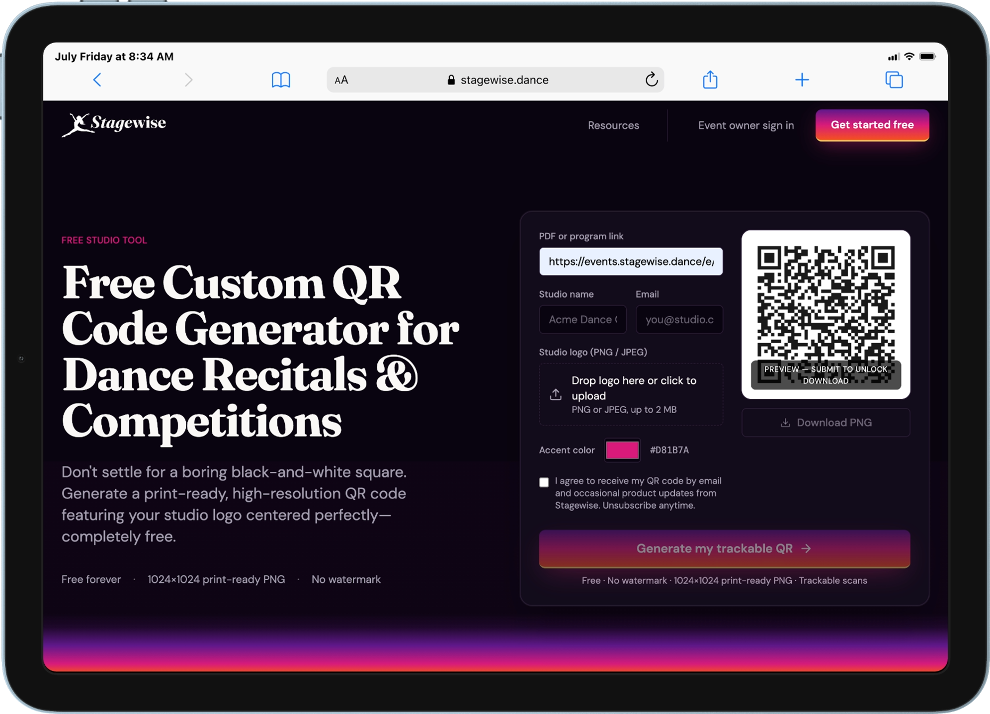 Dynamic QR proxy